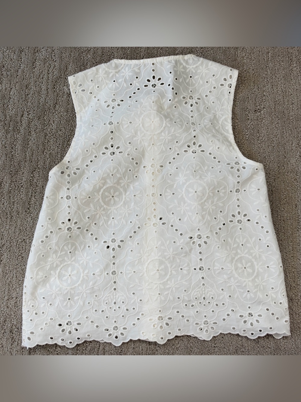 Sezane White Roni Blouse - Picture 4 of 5
